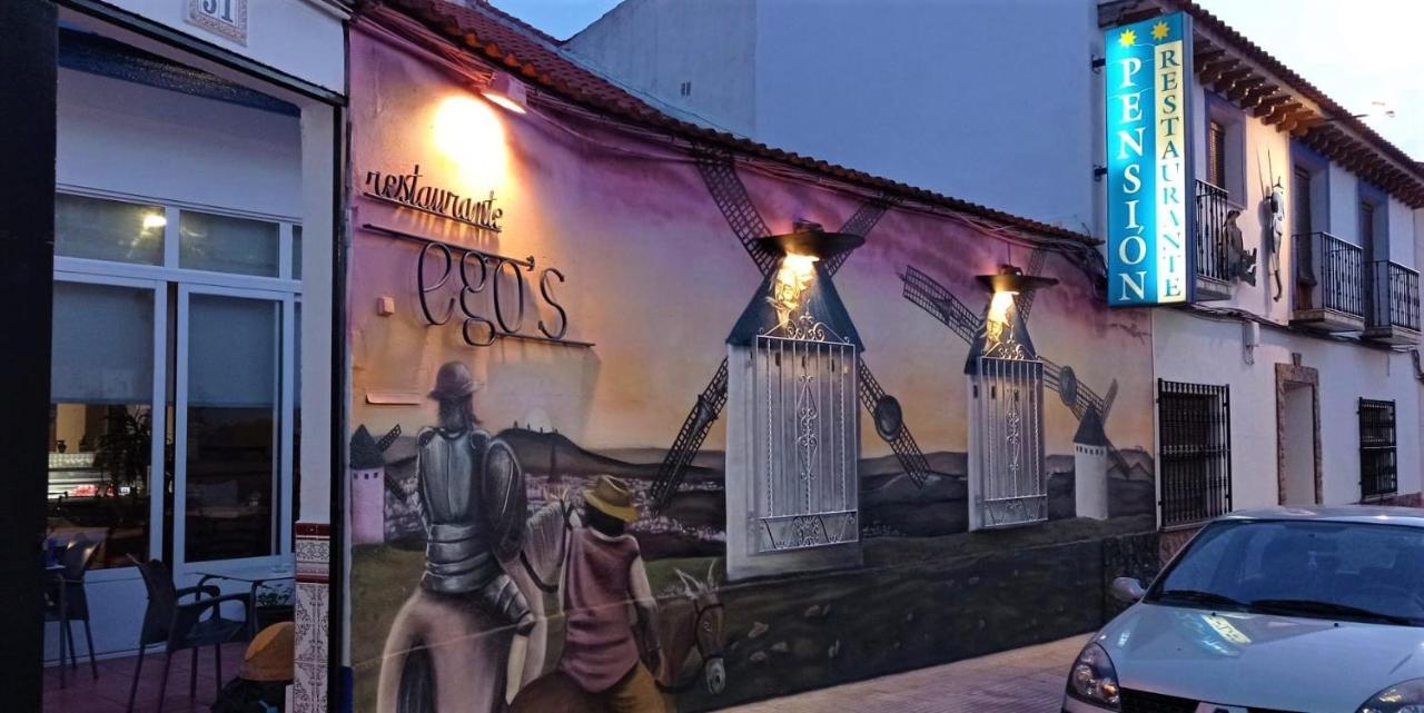 Hostal Restaurante Ego'S Campo De Criptana Exterior foto